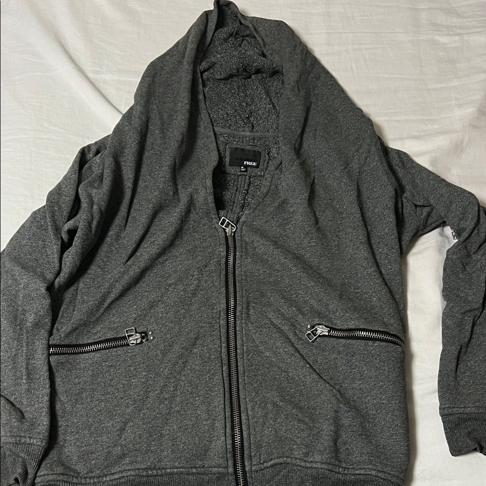 Aritzia Wilfred Free Grey Cocoon Rousseau Sweater Women